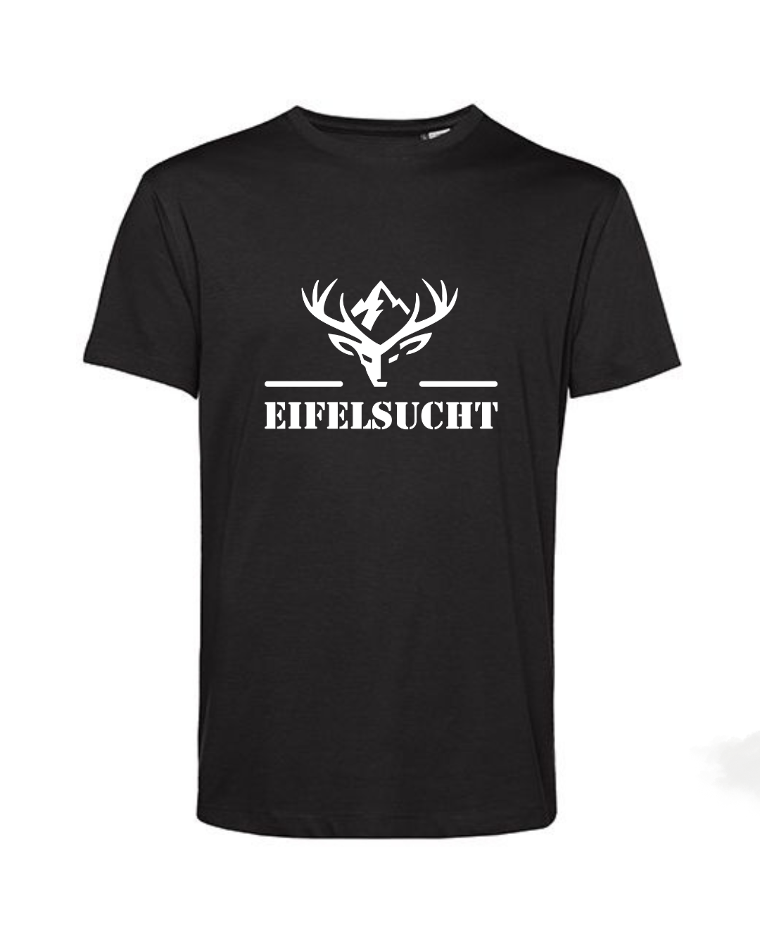 T-Shirt "Auszeit" (Farbe: schwarz), silber